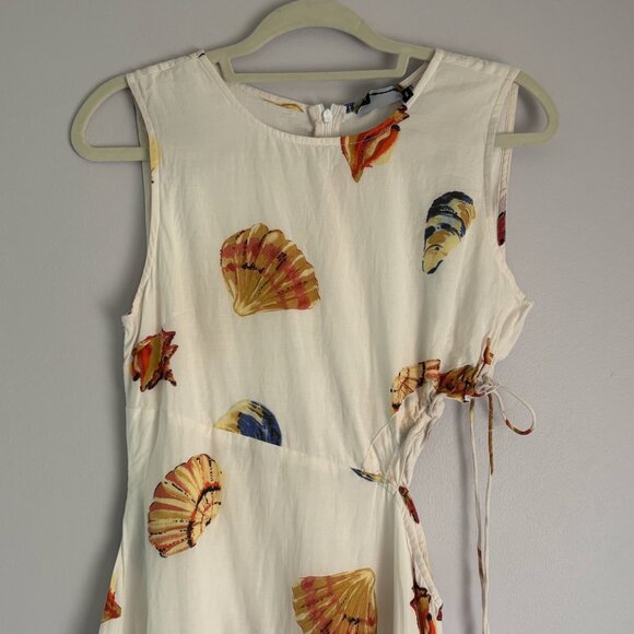 ASOS Design Sleevless Cut Out Midi Dress Sz. US 6 - Picture 5 of 8